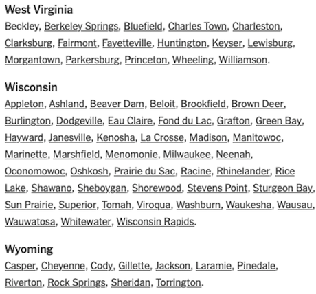 The Cities That Held Marches/Protests After Floyd's Murder