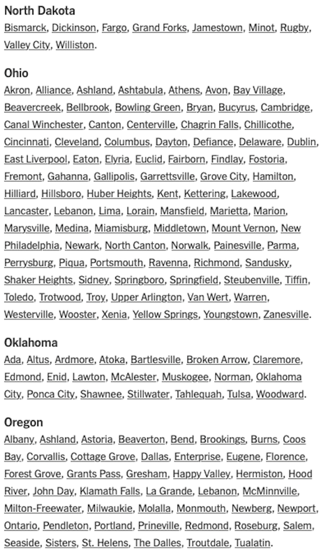 The Cities That Held Marches/Protests After Floyd's Murder