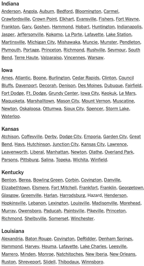 The Cities That Held Marches/Protests After Floyd's Murder