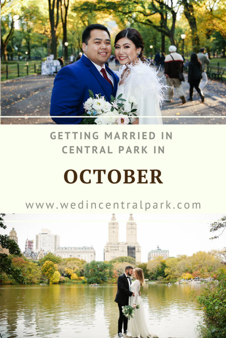 Getting Married in Central Park in October