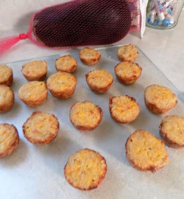 Frozen Pineapple and Hot Cheesy Quinoa Bites