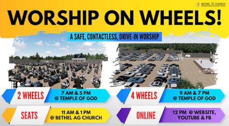 The best place to worship - On wheels of course!