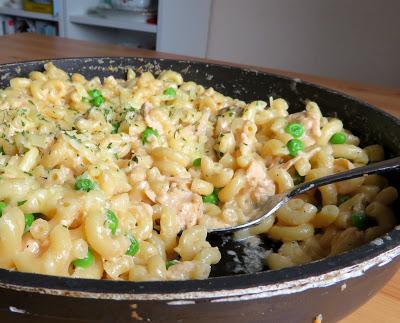 Cheesy Tuna Skillet Pasta