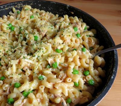 Cheesy Tuna Skillet Pasta