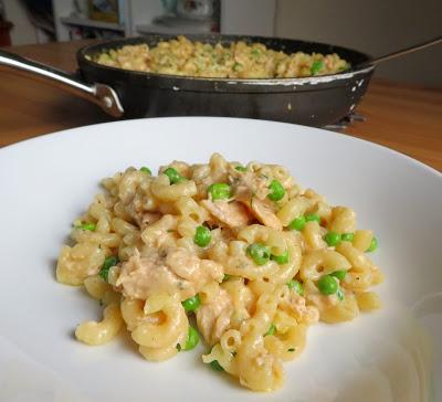 Cheesy Tuna Skillet Pasta