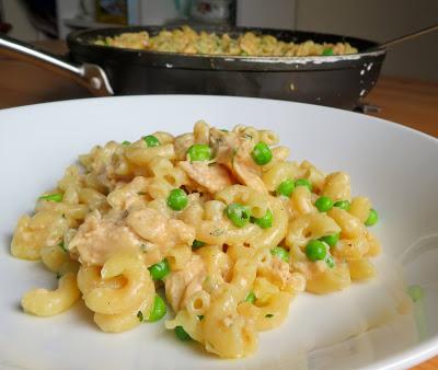 Cheesy Tuna Skillet Pasta