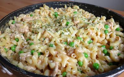 Cheesy Tuna Skillet Pasta