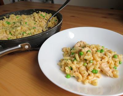 Cheesy Tuna Skillet Pasta