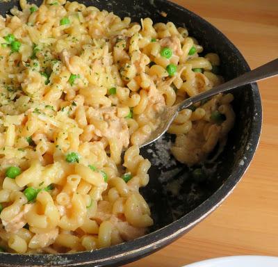 Cheesy Tuna Skillet Pasta