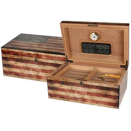 usa flag humidor