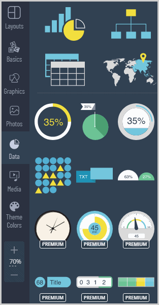 12 Sites like Canva And Better Alternatives in 2020 Visme data