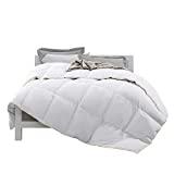 Image: Dreamhood Lightweight Natural White Down Comforter Down Duvet Insert 100% Cotton Shell for All Season Twin/Twin XL Size