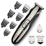 Image: Tiklean Men Electric Beard Trimmer Hair Clipper Grooming Kit Shaver Razor for Beard, Mustache, Head, Body, and Face Cordless Precision Waterproof Groomer USB Charging Rechargeable 4 In 1