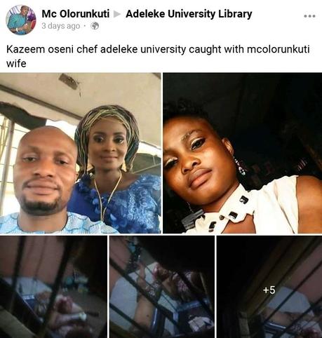 Brouhaha As Popular MC In Poly Ede Caught His Said Wife Having Intimacy With Another Man (Photos)