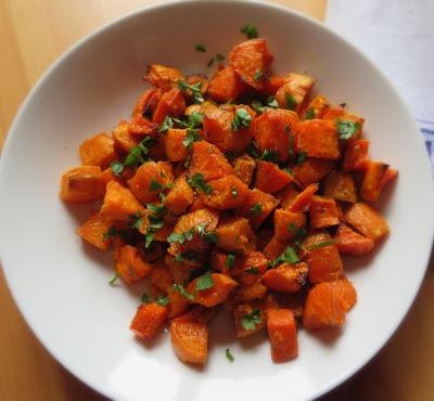 Roasted Sweet Potato Salad with Lime & Honey