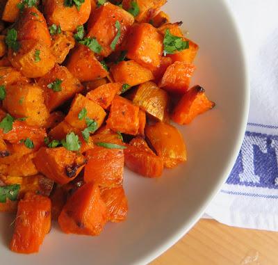 Roasted Sweet Potato Salad with Lime & Honey