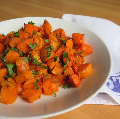 Roasted Sweet Potato Salad with Lime & Honey