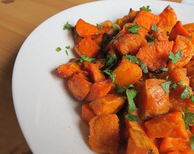 Roasted Sweet Potato Salad with Lime & Honey