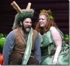 Betty Lorkowski and Keath Hall, Fury Theater, Midsummer Nights Dream