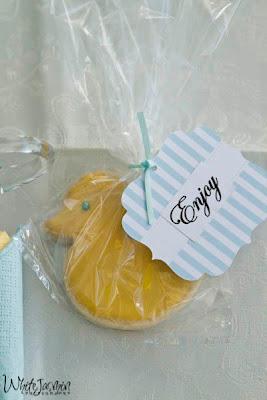 Lemon and Blue Baby Shower by Your Unique Party