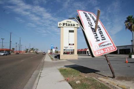 Impaled Hurricane Insurance Billboard