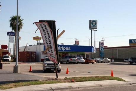 Impaled Hurricane Billboard second side view