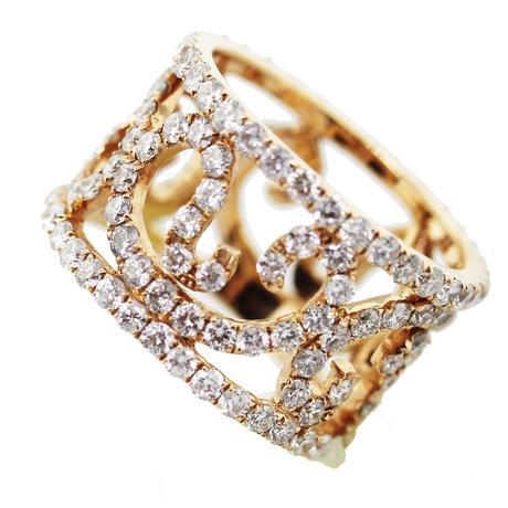 Rose Gold Diamond RIng, rose gold ring, rose gold, pink gold, pink gold diamond ring