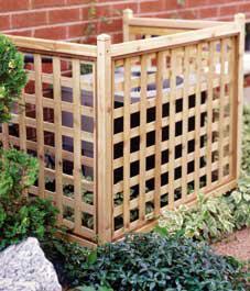 Easy-to-build lattice screen