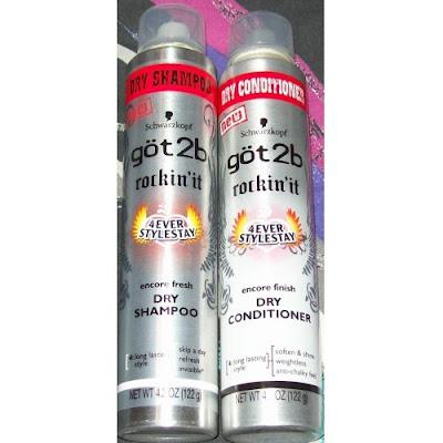 Bostonista Give-A-Ways Got2B Dry Shampoo & Conditioner!