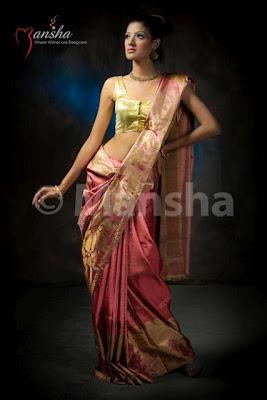 Eid ul Fitre Saree Complete Collection 2012 By Mansha Boutique