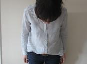OOTD|| Zara Ripped Striped Shirt