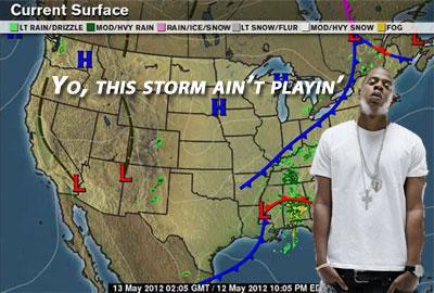 Jay-Z Weather Forecast