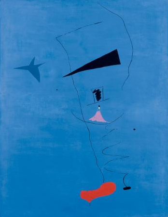 blue abstract painting, abstract art painting, abstract artists, yasoypintor, Joan Miró