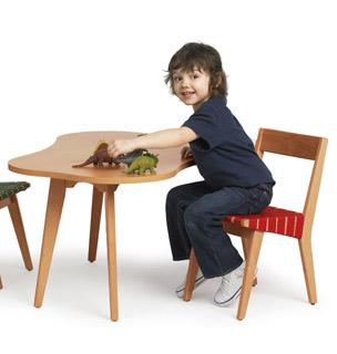 Child’s Amoeba Table, Child’s Risom Chair