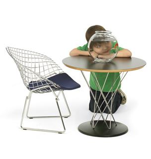 Child’s Diamond Chair, Cyclone Side Table