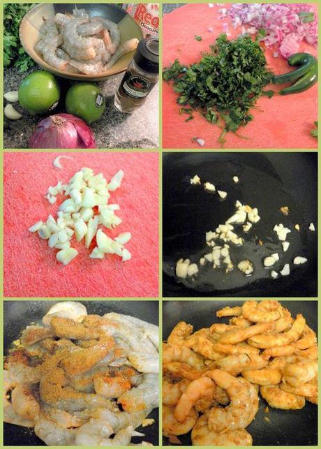 Southwestern Chipotle Shrimp Cocktails - collage1