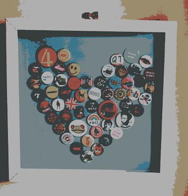 Ta-dah! Tuesday - Badge Heart Art