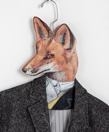Let this wily fox keep an eye on your best suit!