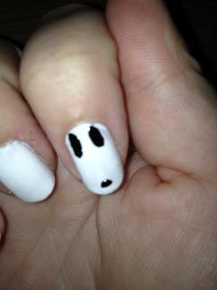 nail of the week: panda nails