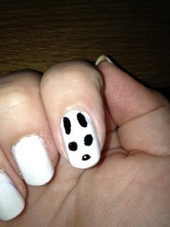 nail of the week: panda nails