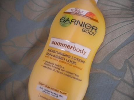 garnier summer body vs. johnson's holiday skin!