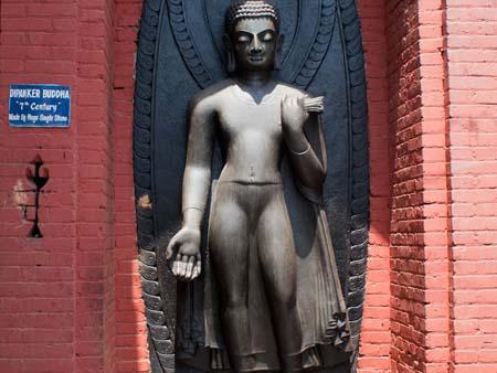 Stone statue of Dipanker Buddha