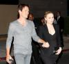 Anna Paquin and Stephen Moyer attend the Pacquiao v Bradley fight