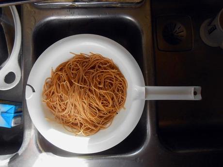 Spicy Shrimps and Noodles. SO Delicious Coconut Milk Yogurt… it’s really good!