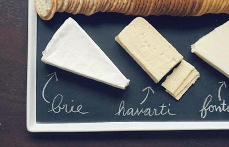 Cheese and Cracker Chalkboard Tray