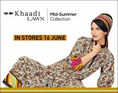 Khaadi’s Mid-Summer Lawn Collection