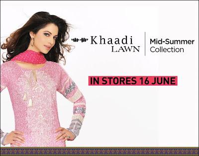 Khaadi’s Mid-Summer Lawn Collection