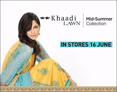 Khaadi’s Mid-Summer Lawn Collection