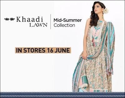 Khaadi’s Mid-Summer Lawn Collection