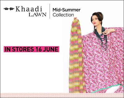 Khaadi’s Mid-Summer Lawn Collection